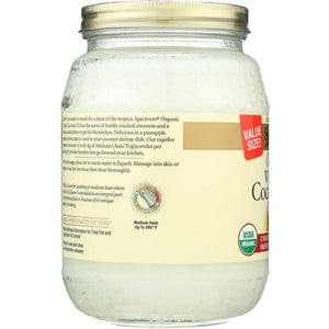 <p>SPECTRUM NATURALS: Organic Virgin Coconut Oil Unrefined, 29 oz</p> <p>&nbsp;</p> - Whole Green Foods