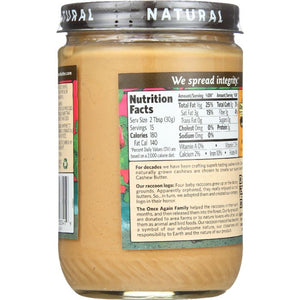 ONCE AGAIN: Natural Cashew Butter Creamy, 16 Oz